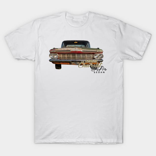 1959 Chevrolet Bel Air Sedan T-Shirt by Gestalt Imagery